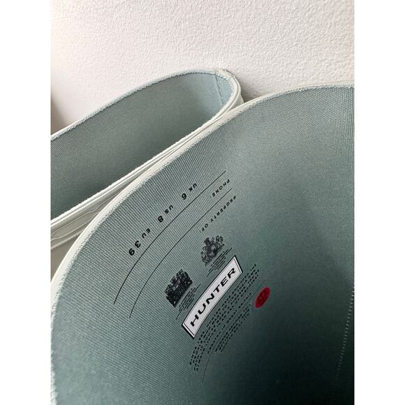 HUNTER Original Tall Refined Matte Gray Blue Rain Boot WFT1071RMA Womens 8 NEW - Picture 5 of 5